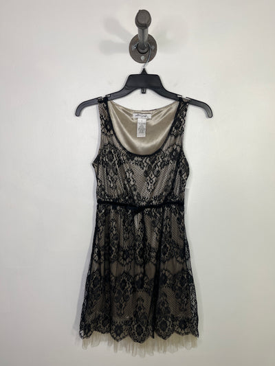 Ultra Pink Bg/Blk Lace Dress