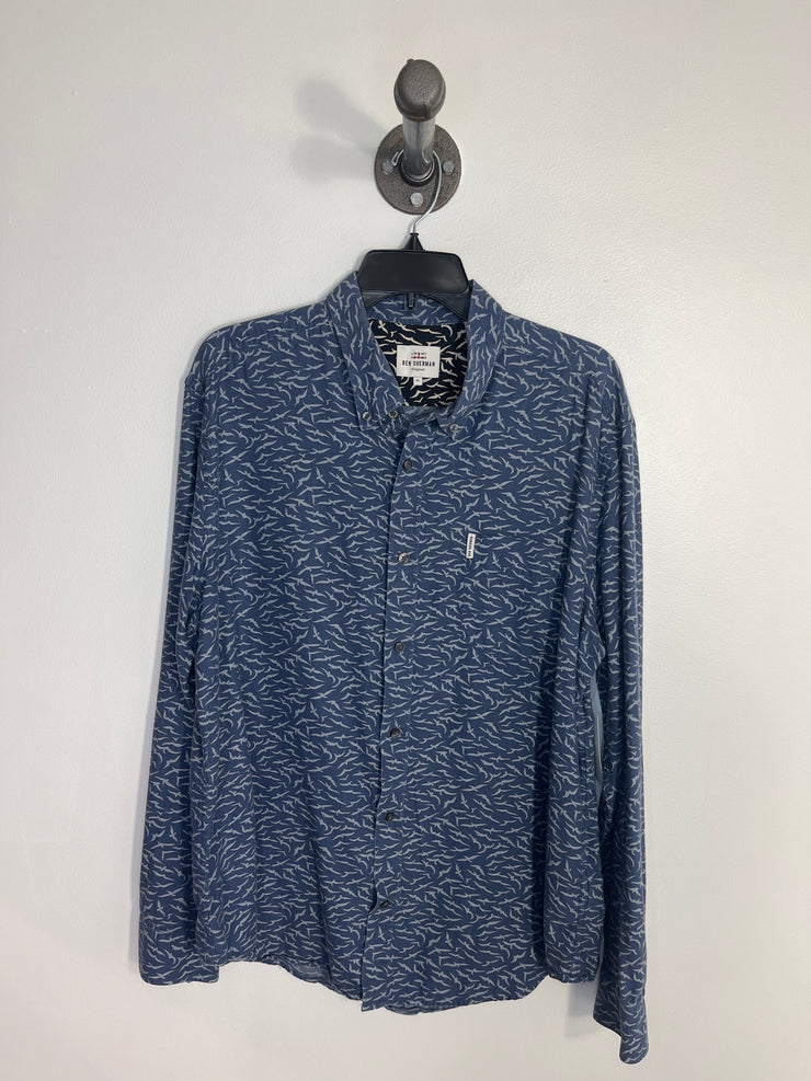 Ben Sherman Blue Button Up