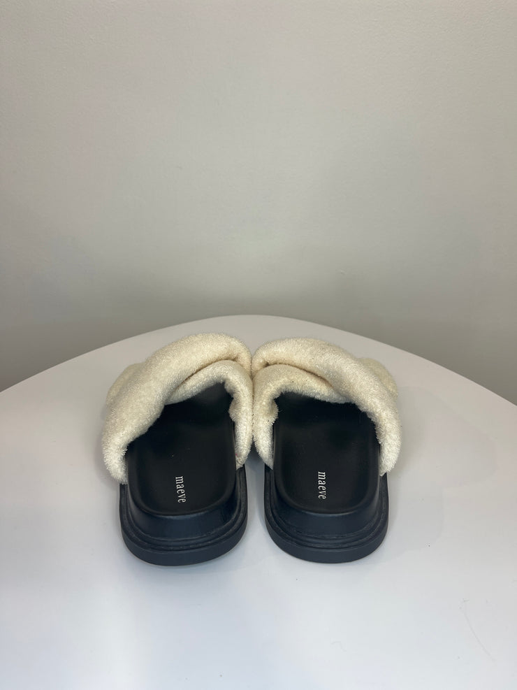 Anthropologie M.Blk/Wht Slides