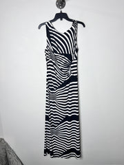 Frank Lyman Blk/Wht Maxi Dress