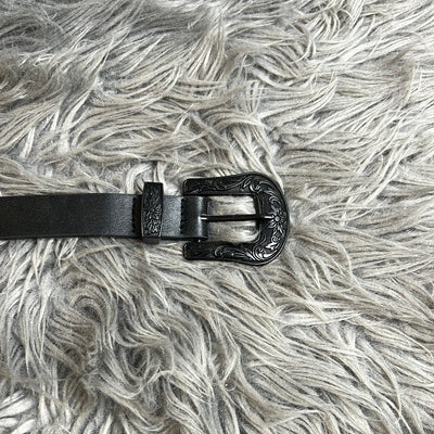 Black Thin Belt