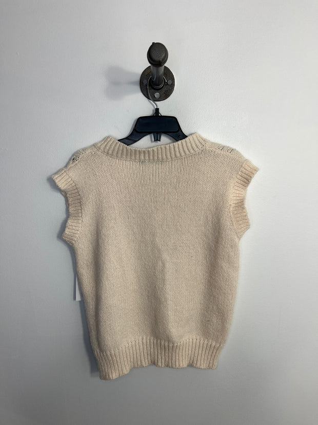 Nasty Gal Cream Sweater Vest