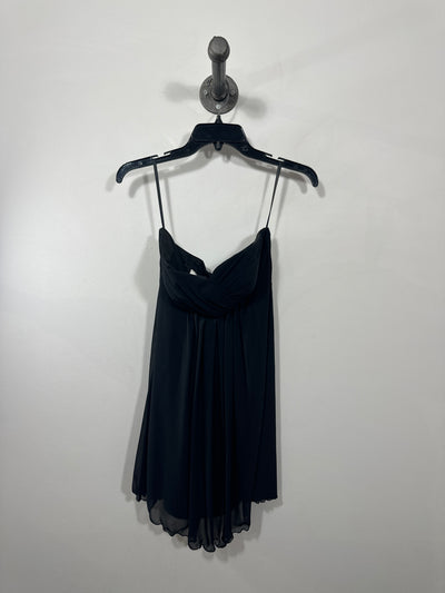 Symphony Blk Strapless Dress