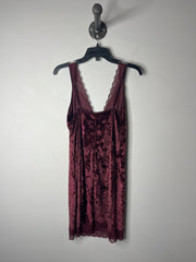 Free P. Maroon Velvet Dress