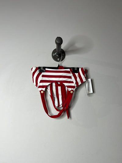 Cupshe Red/White Strip Bikini