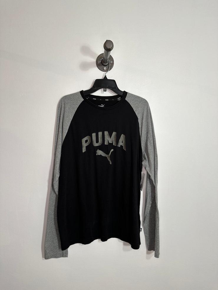 Camiseta Puma Lsv negra y gris