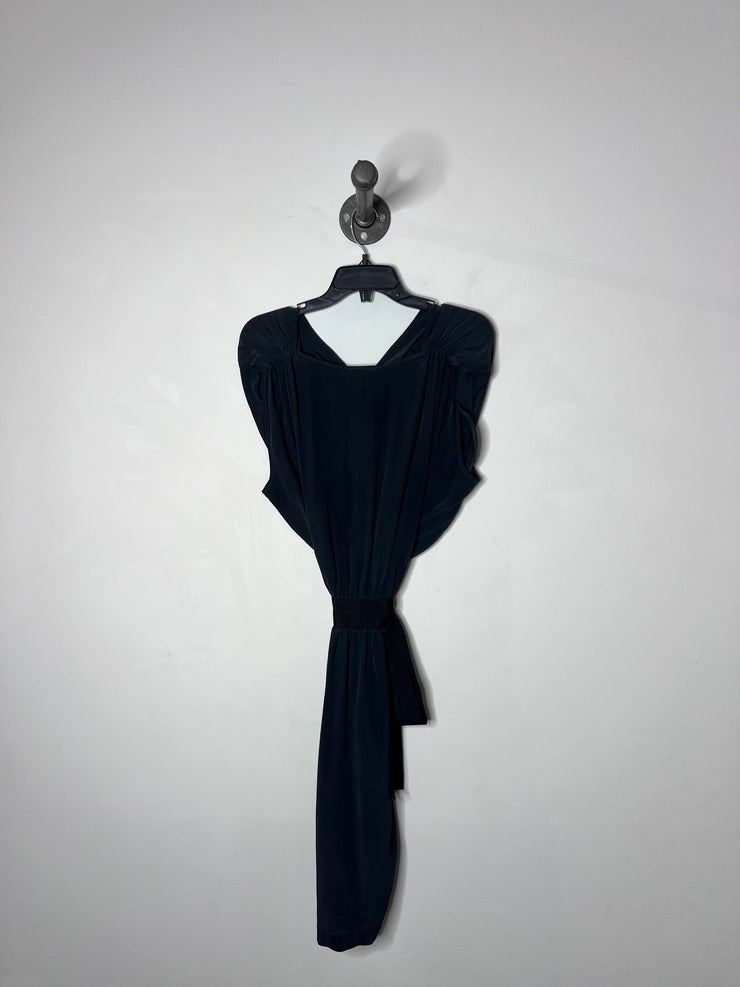 Laurel Black Silk Dress