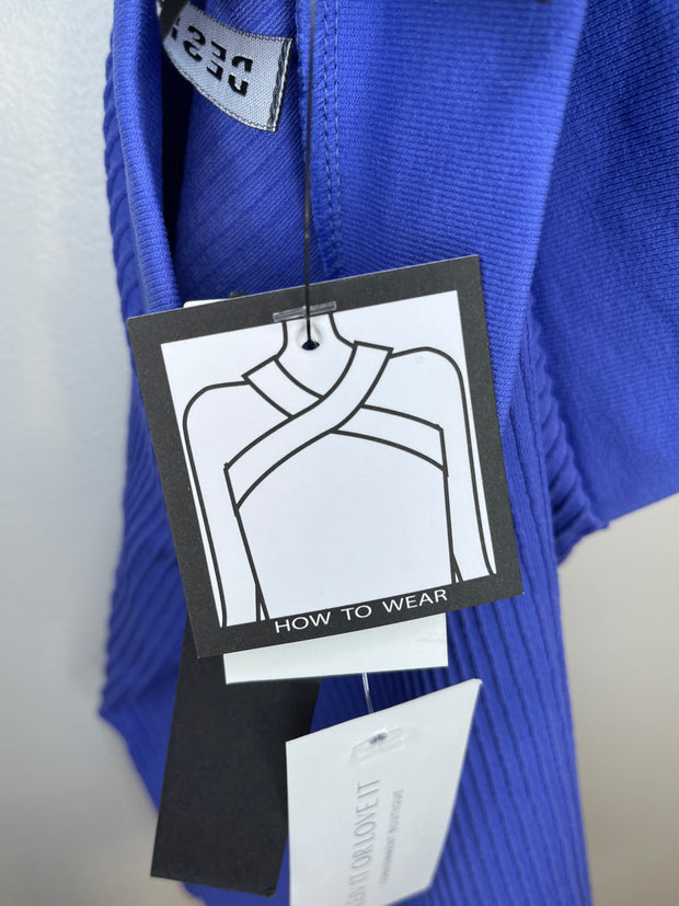 Design Lab Purple Ribbed Tank