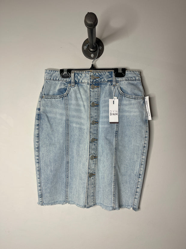 Dynamite Denim Button Skirt