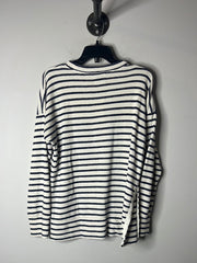 Aerie Wht/Blu Stripe Sweater