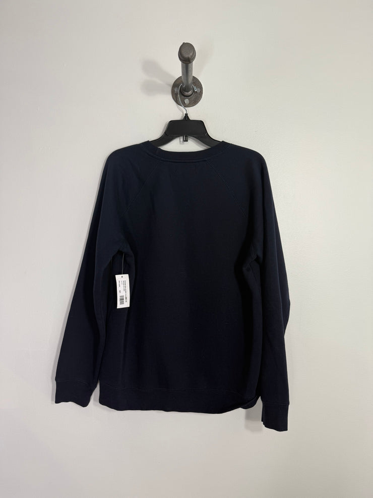Brunette Navy BLONDE Crewneck