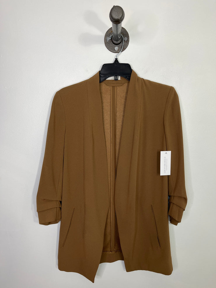 Babaton Brown Open Blazer