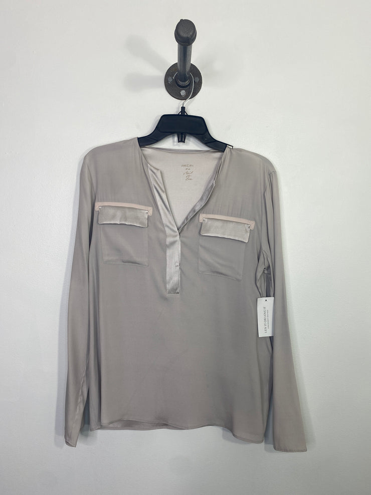 Marc Cain Beige Silk LongSlv