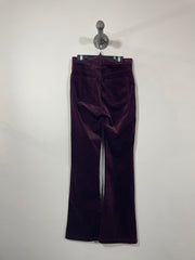 Gap Plum Velvet Flared Jeans