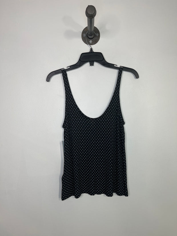 H&M Black Pattern Tank Top