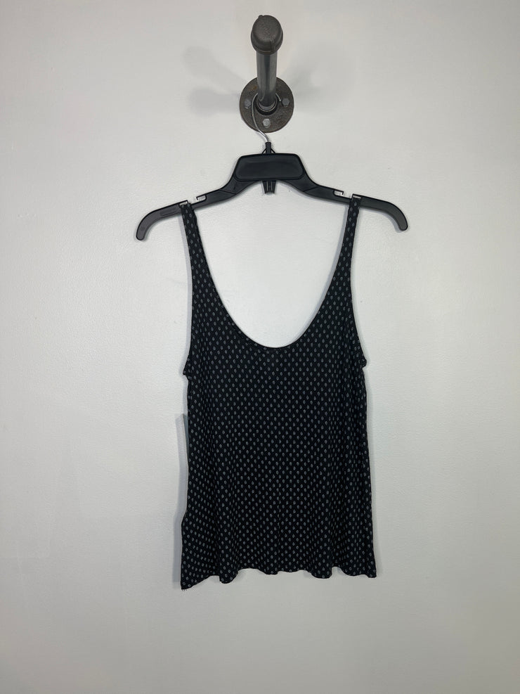 H&M Black Pattern Tank Top