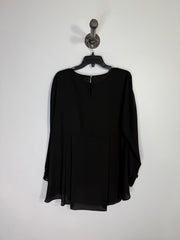 Vince Camuto Blk LngSlv Blouse