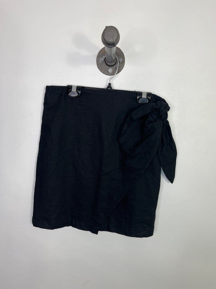 Joe Fresh Black Wrap Skirt