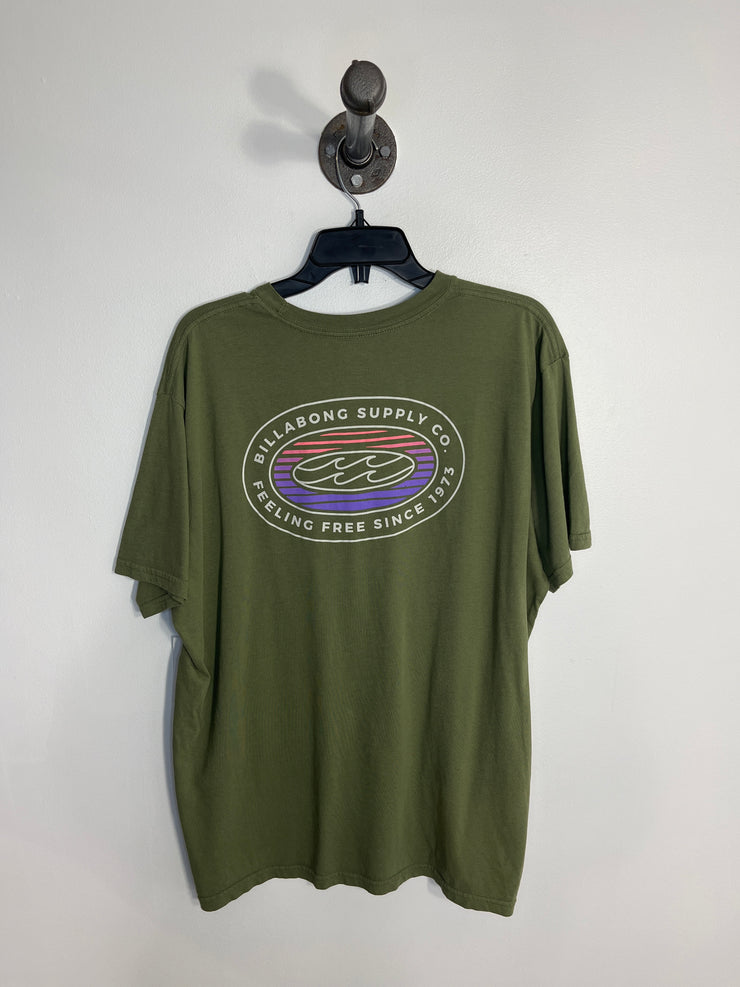 Billabong Green Graphic Tee
