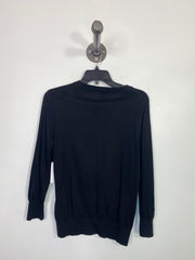 J. Crew Black Knit Button Up