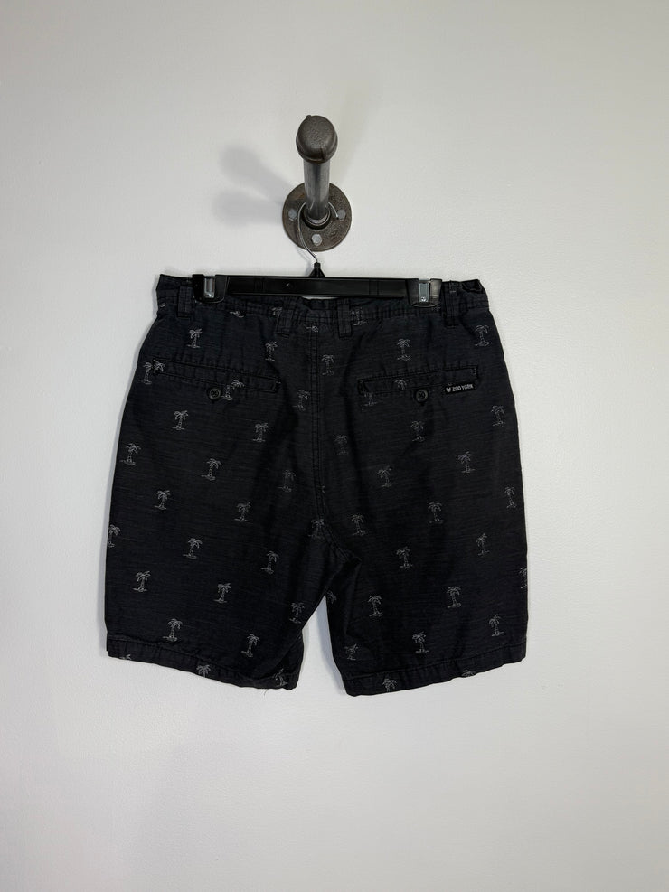Zoo York Blk Palm Tree Shorts