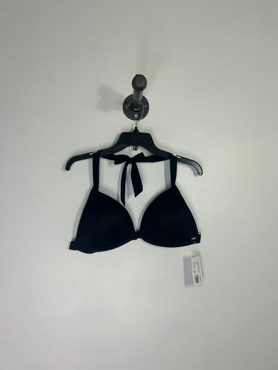 Pink Black Bikini Top