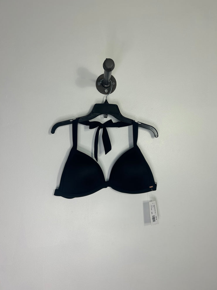 Pink Black Bikini Top