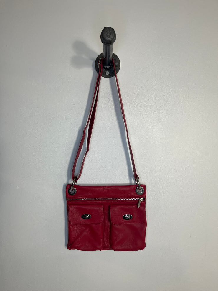 Danier Red Leather Purse
