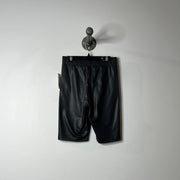 Top Shop Black Leather Shorts