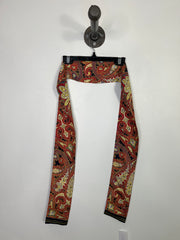 No Brand Rd/Yllw Satin Scarf