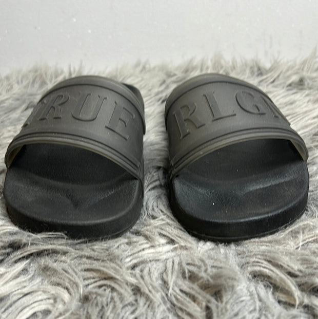 True Religion Black Slides