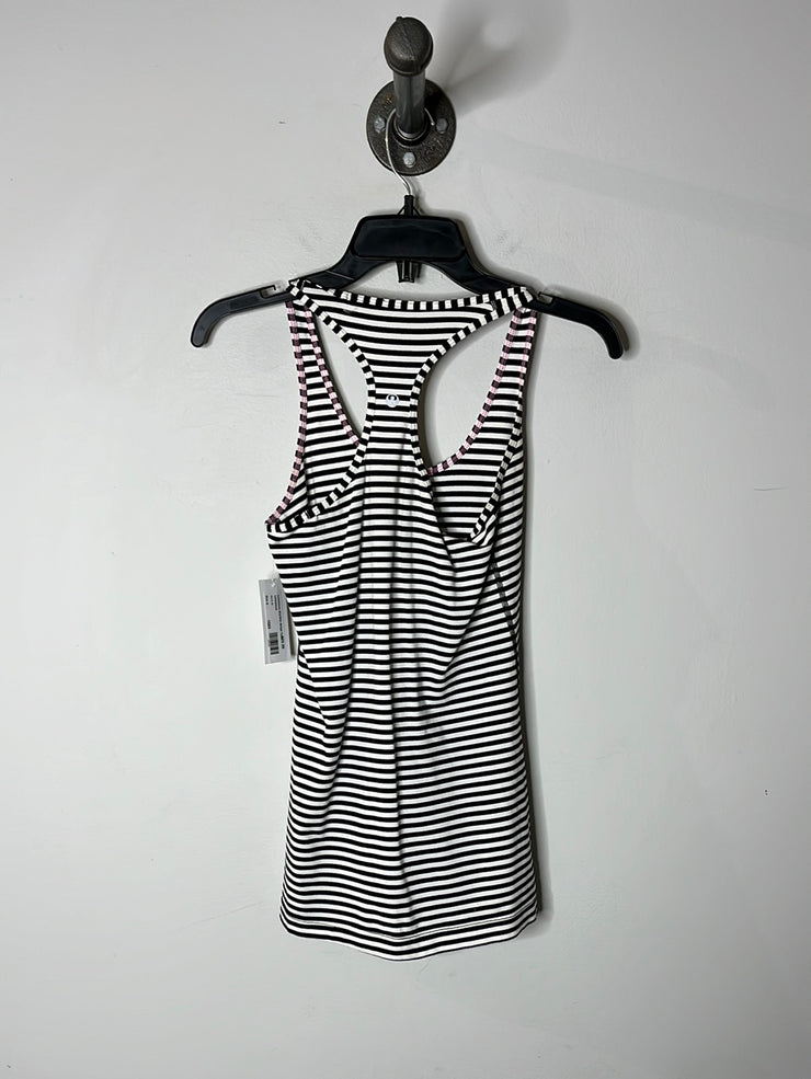 Lululemon Blk/Wht Stripe Tank