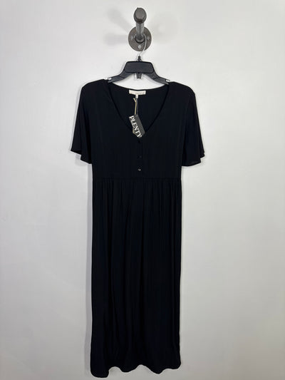 Monk & Lou Black Midi Dress