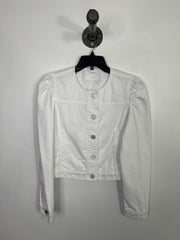 BlankNYC White Denim Jacket
