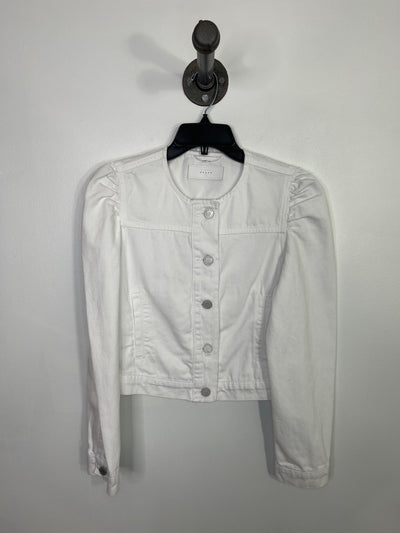 BlankNYC White Denim Jacket