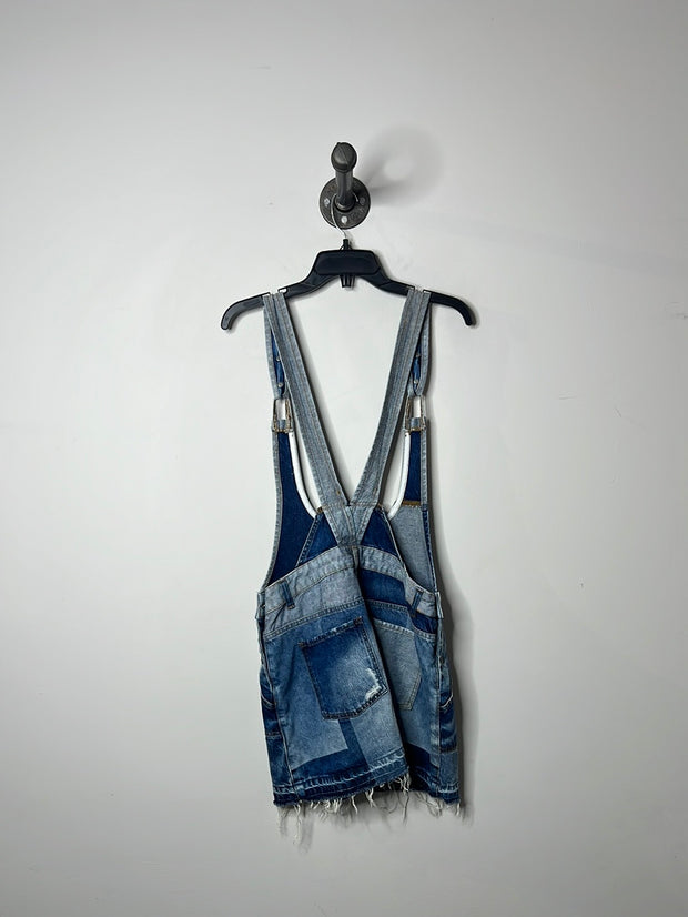 Free P. Denim Overall Dress