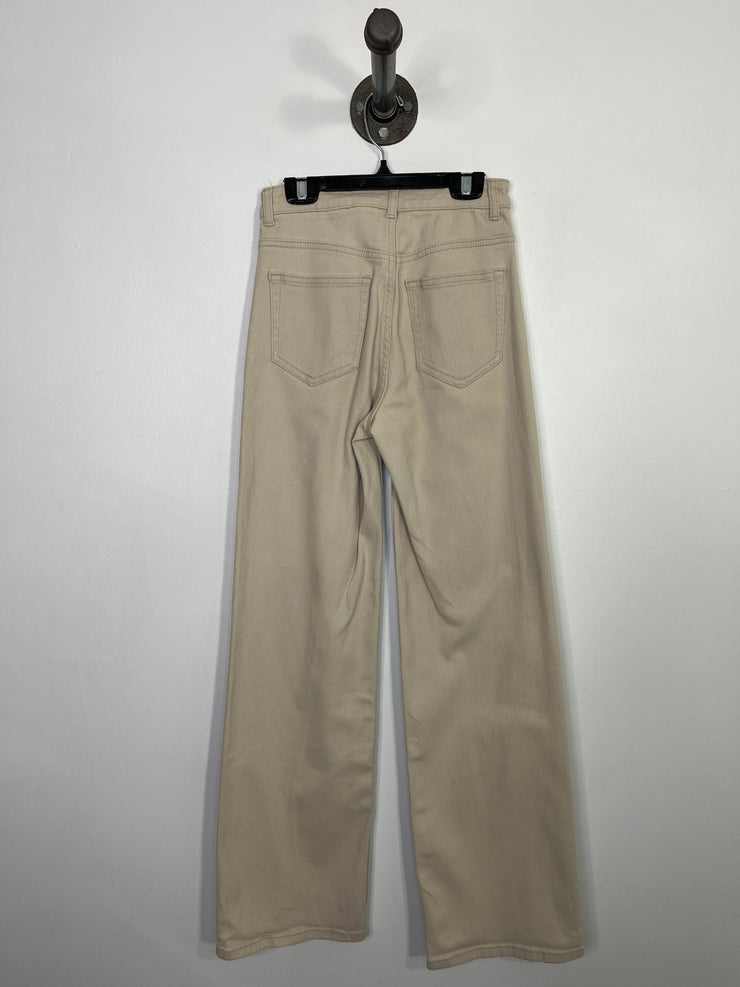 Divided Beige Wide Leg Jeans