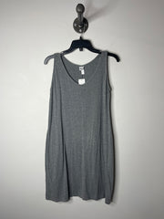 Black Bow Grey Tank Dress