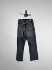 Agolde Blk Straight Jeans