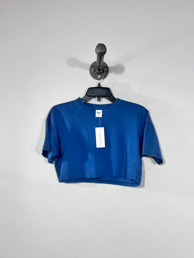 T-shirt court bleu Tna