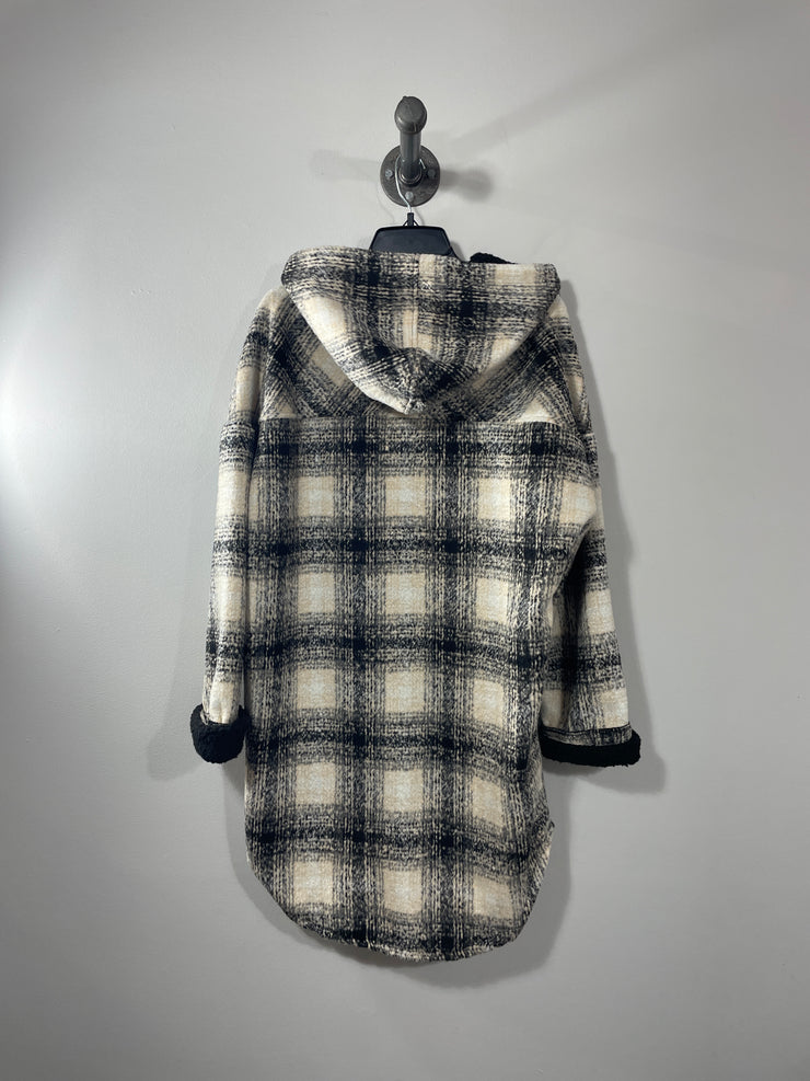 Love, Finn Plaid Long Coat