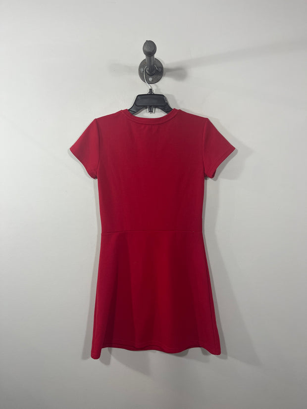 Mango Red T-Shirt Dress