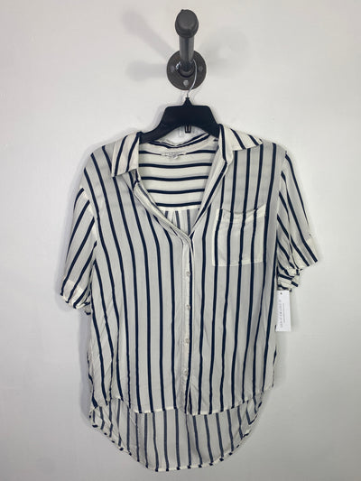 Workshop Blu/Wht Button Up