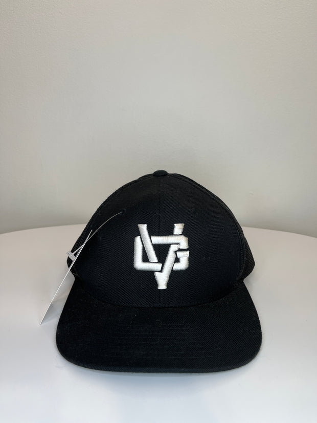 Lids Black/White Logo Cap