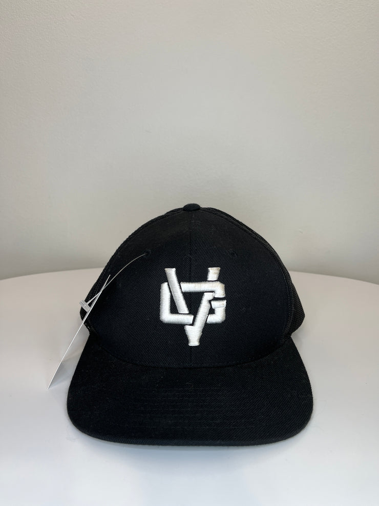 Lids Black/White Logo Cap