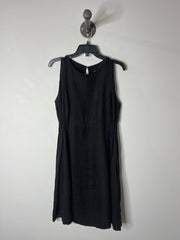 Plaza Del Black Linen Dress