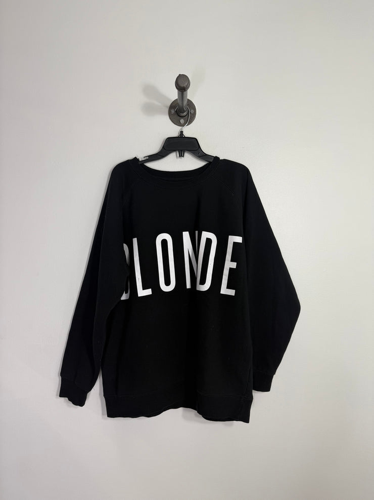 Brunette Blk BLONDE Crewneck