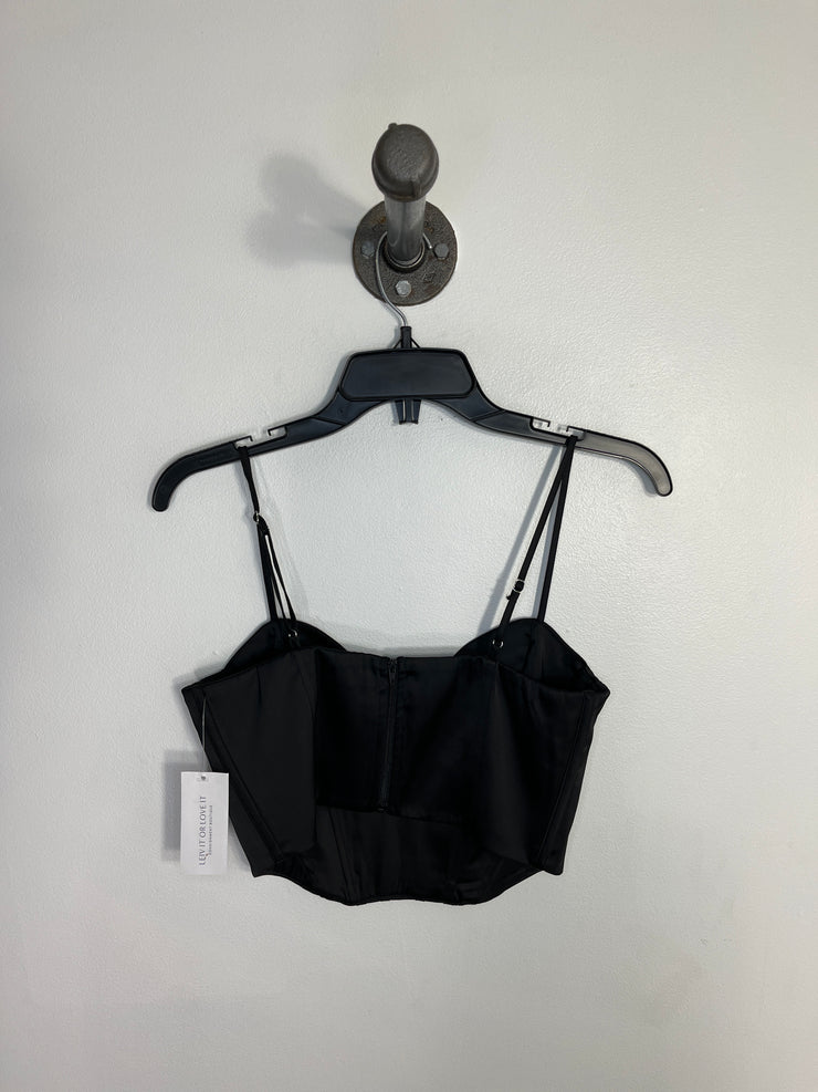 Dynamite Black Corset Top