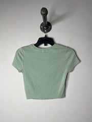 Garage Green Crop Top