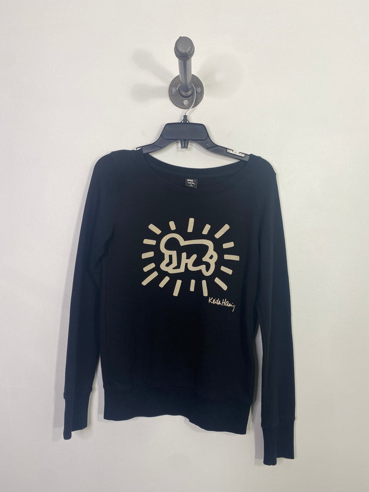 SPRZ NY Black Crewneck